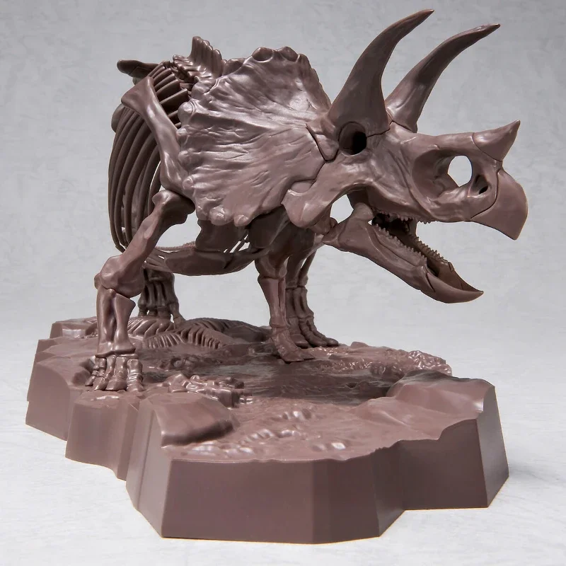 Bandai Genuine Imaginary Skeleton Triceratops Dinosaur Skeletal Fossil Assembly Model Anime Figural Action Children Toys