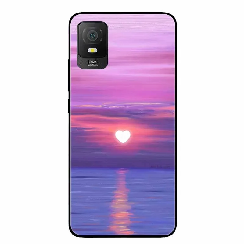 For TCL 403 Case Silicone Shockproof Luxury TPU Soft Funda Coque For TCL 403 6.0 Inch Covers For TCL403 Cartoon Painted Shells