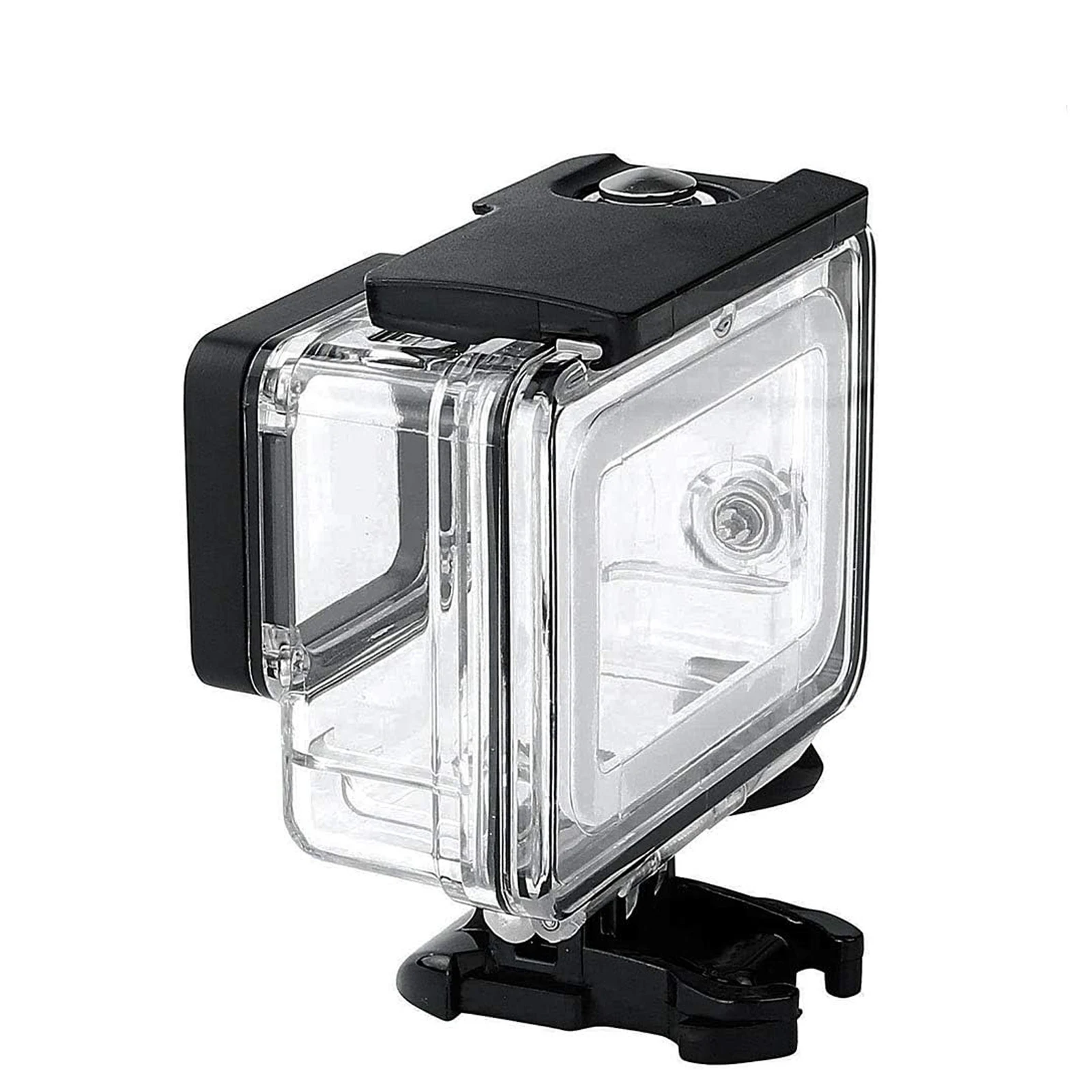 غطاء مقاوم للماء 148FT/45M لهاتف Go Pro Hero 2018/7/6/5 أسود، غطاء حماية للغوص تحت الماء لهاتف Go Pro Hero7 6 5