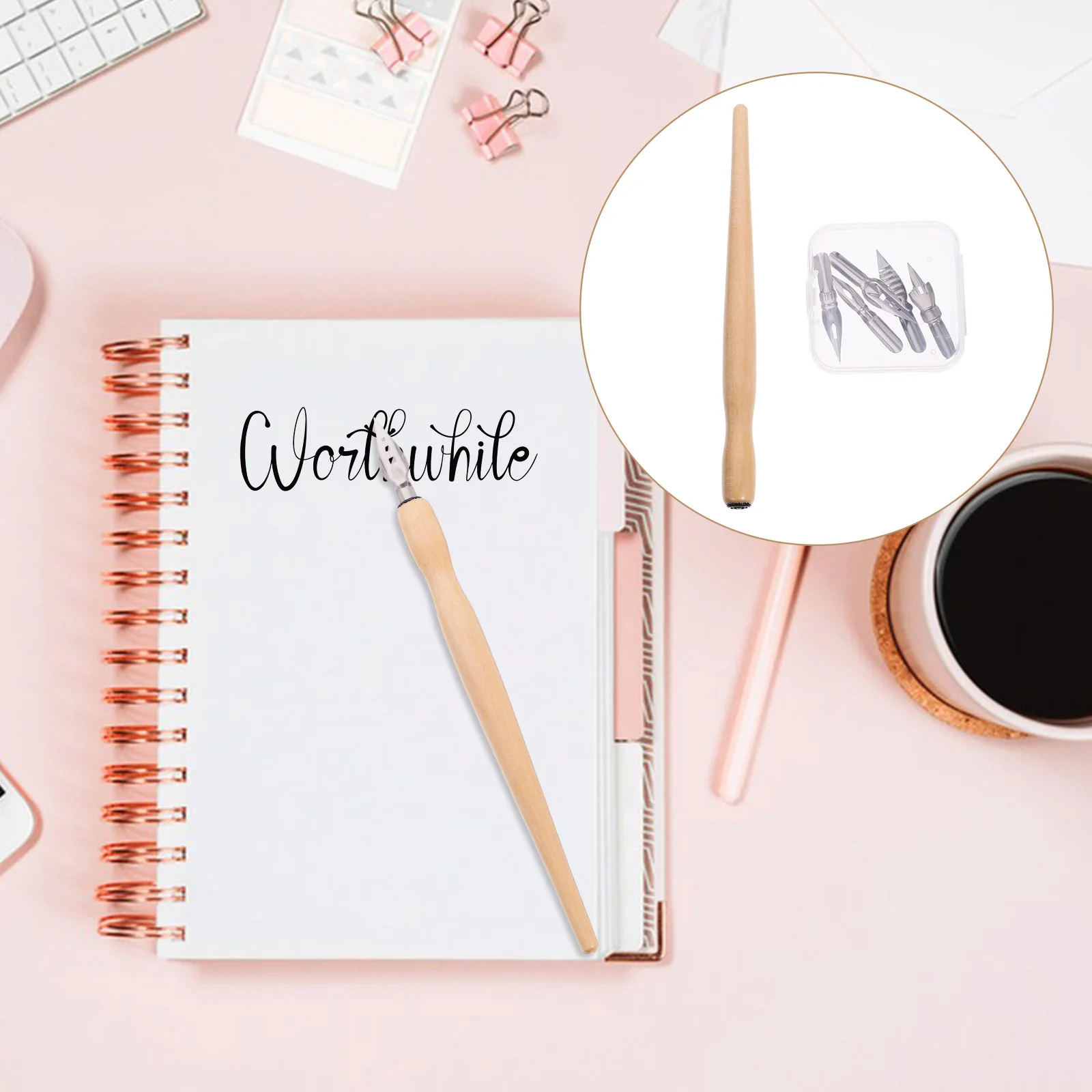 

1 комплект, многофункциональный набор ручек для каллиграфии, портативные легкие наконечники для ручек, стабильная ручка, инновационный дизайн, гладкие линии