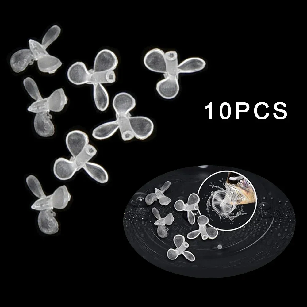 POTEAX High Quality Hot Practical Durable Bait Propeller Plastic 10pcs For Electric Lure Multi-section Sporting Swimbait