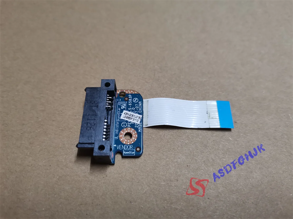 FOR ACER ASPIRE 5250 LAPTOP CD DVD CONNECTOR BOARD WITH CABLE  PEW71 LS-6583P Tested Fast Shipping