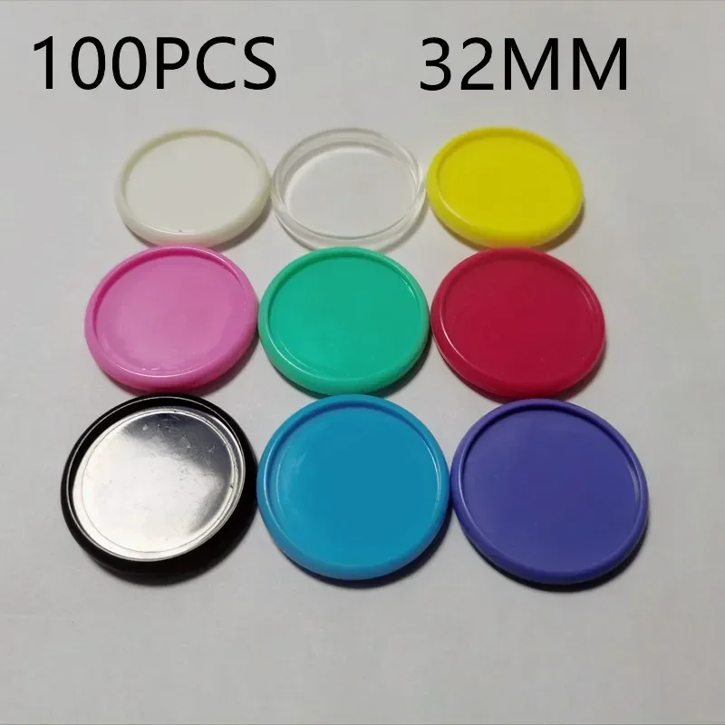 

100PCS32MM new solid plastic binding buckle, loose-leaf mushroom hole notebook binding ring binder ring