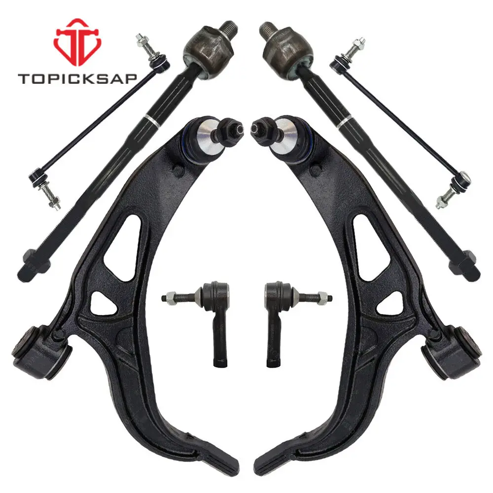 TOPICKSAP Front Control Arm Suspension Kit Tie Rods Sway Bar Links 8pcs For Ford Explorer 2011 2012 2013 - 2017 BB5Z3079B