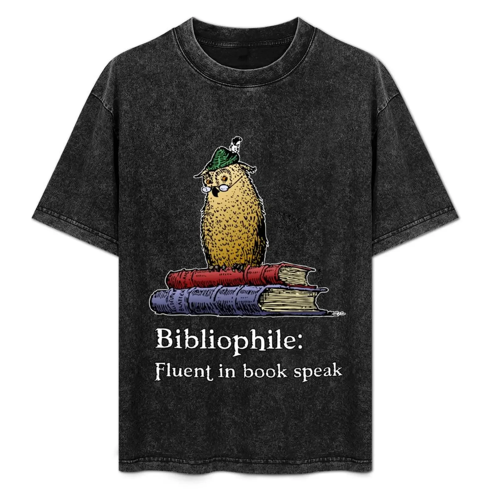 

Bibliophile T-Shirt quick drying anime tops customs design your own tshirts for men