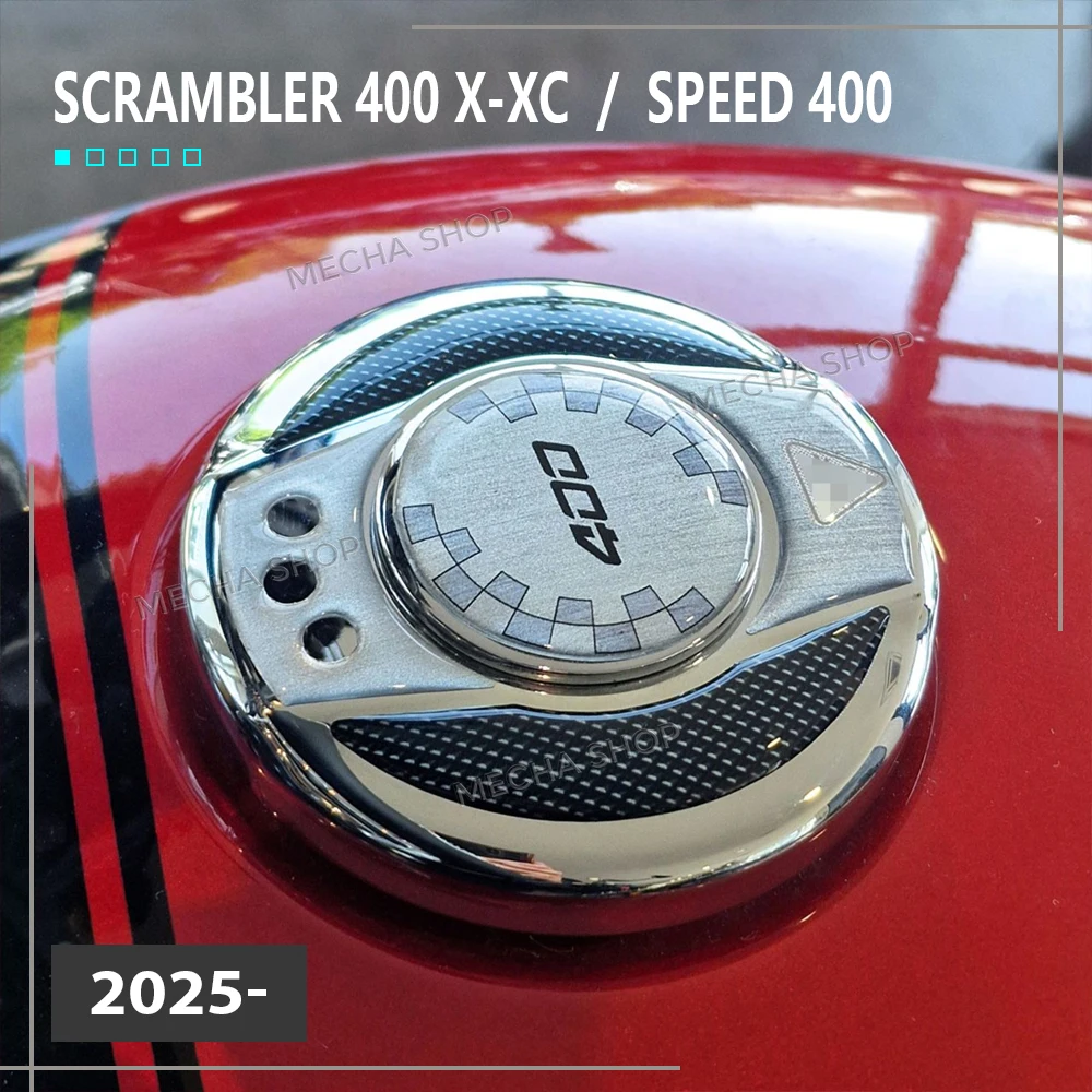 

Для Scrambler 400 X 400 XC 2024 2025: Наклейка Speed 400, Комплект защиты бака для мотоцикла