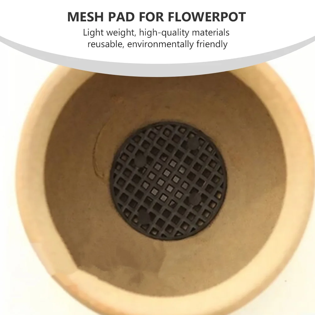 

Leakproof Soil Pots for Plants Planters & Accessories Gardening Flowerpot Hole Mesh Pads