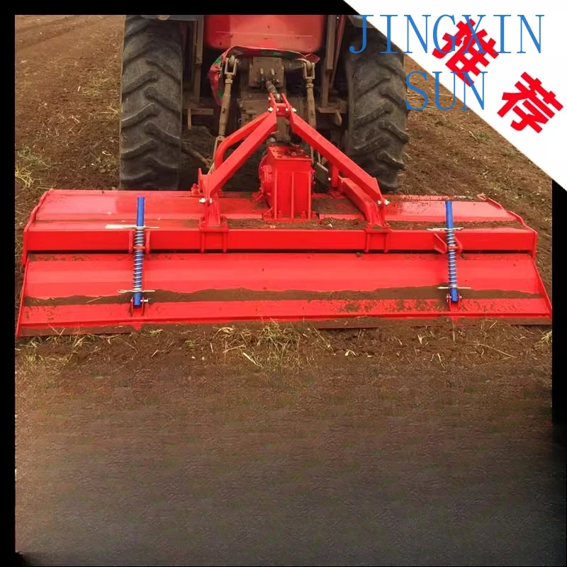 Rotary tiller Agricultural large four-wheel tractor Agricultural raking equipment New type of plough crushing and soil turning
