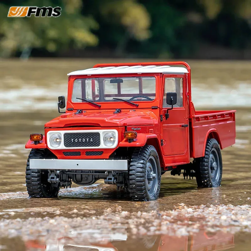 FMS TOYOTA FJ45 1/12 RTR Pickup Off-road Model Ultra Exquisite Interior Four-wheel Drive Remote Control Light Climbing Car Toys