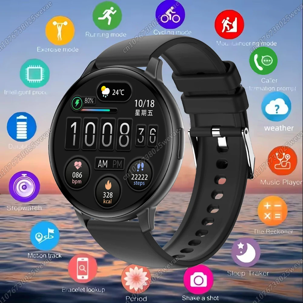 

Новые умные часы для мужчин 1,38-дюймовый AMOLED-экран Bluetooth вызов спортивные фитнес-часы мониторинг здоровья водонепроницаемые умные часы для женщин