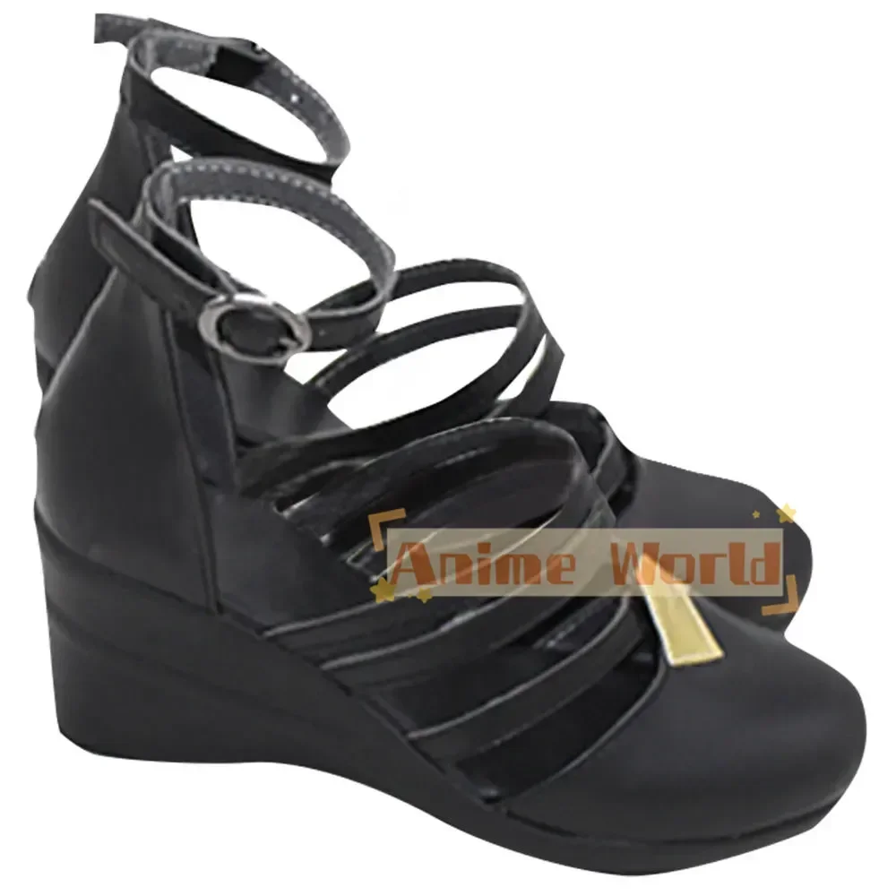เฟทแกรนด์ออร์เดอร์ แคสเตอร์ เมเดีย ลิลลี่ แบล็คคอสเพลย์รองเท้าสั่งทำพิเศษฮาโลวีนอุปกรณ์ประกอบฉากปาร์ตี้คาร์นิวัล
