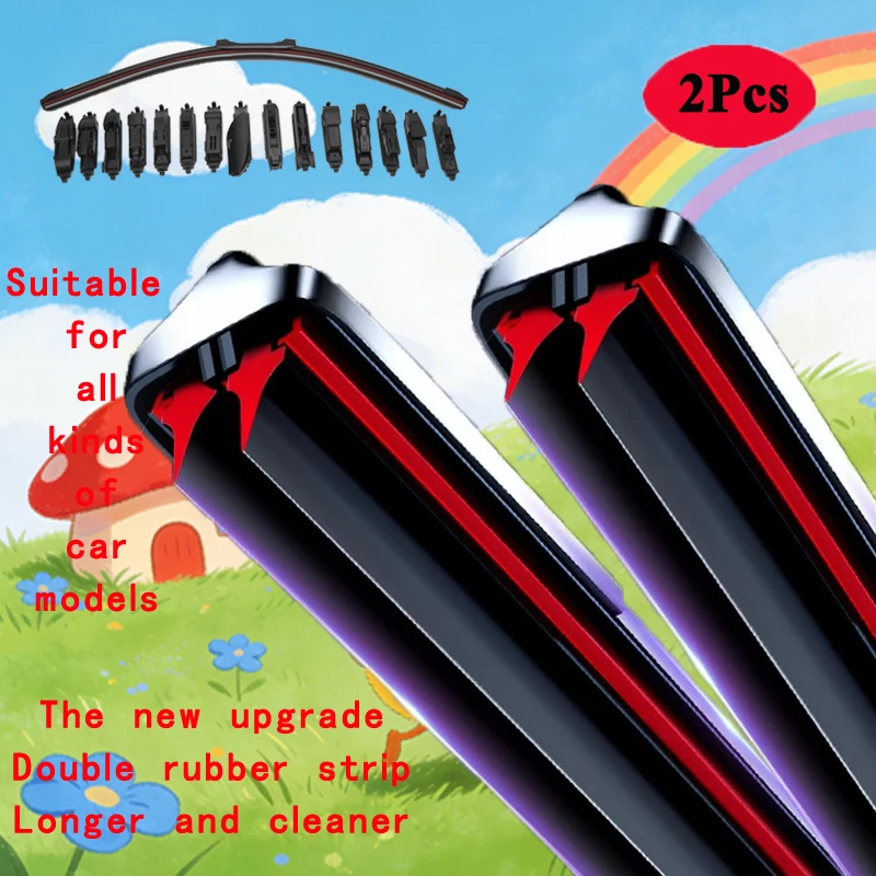 

For Audi A7 S7 RS7 2010-2024 Car Windshield Wiper Blade Front Windscreen Brushes Washer Accessories Cleaning Replacement Parts