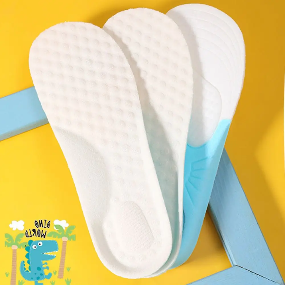 Breathable Shoe Accessories Mesh Running Internal Cushion Foam Insoles Children Shoes Pad Sport Insoles Arch Support Inserts