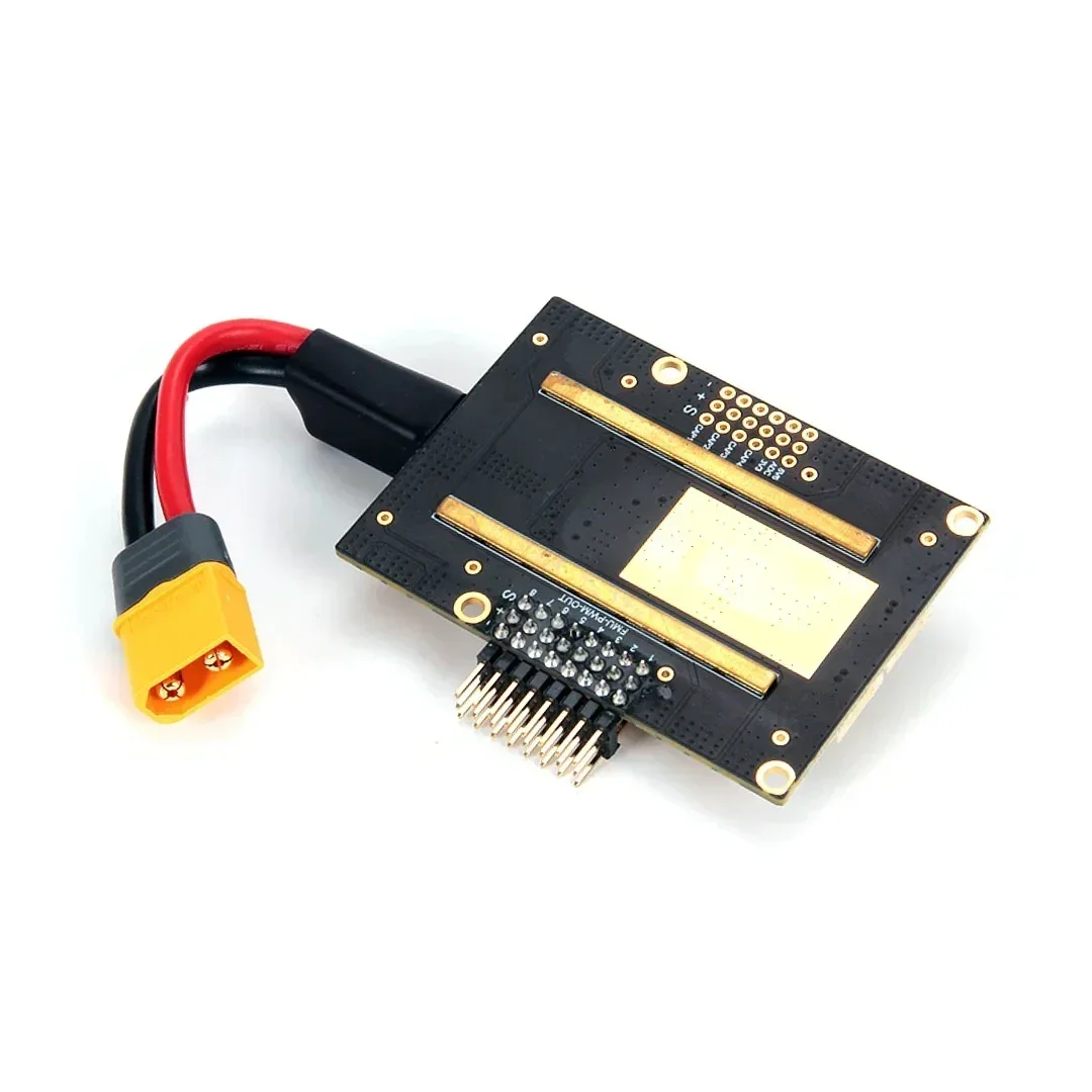 HolyBro PM07 Módulo PM de administración de energía con salida LiPo 5V UBEC 2 ~ 12s para controlador de vuelo Pixhawk 4 PX4 RC Dron de carreras con visión en primera persona