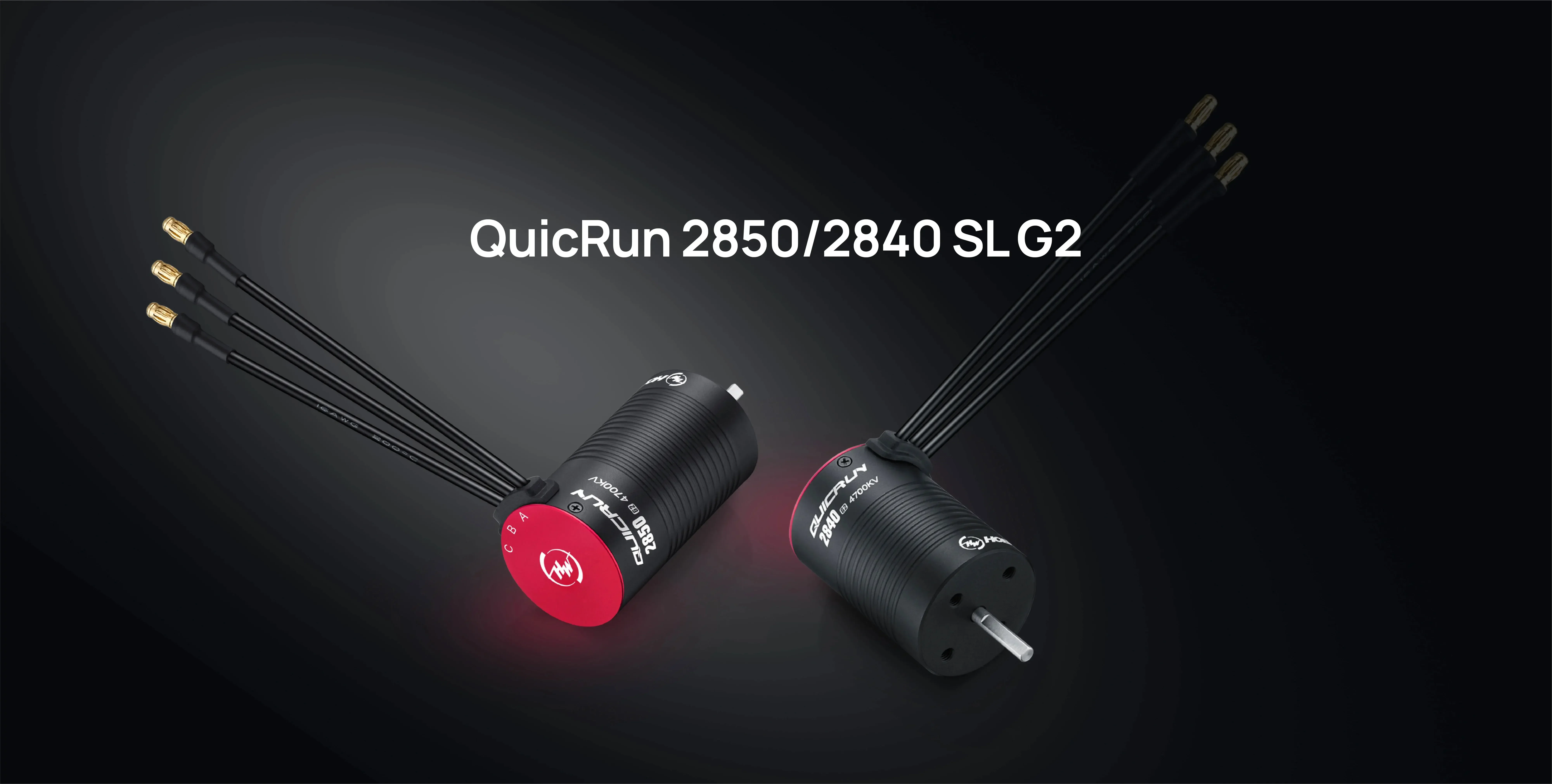 HobbyWing QuicRun WP 12BL45 G2 45A ESC 2840SL 4700KV G2 2850SL 3400KV 4700KV G2 Bürstenloser Sensormotor für 1/12 1/14 RC Auto