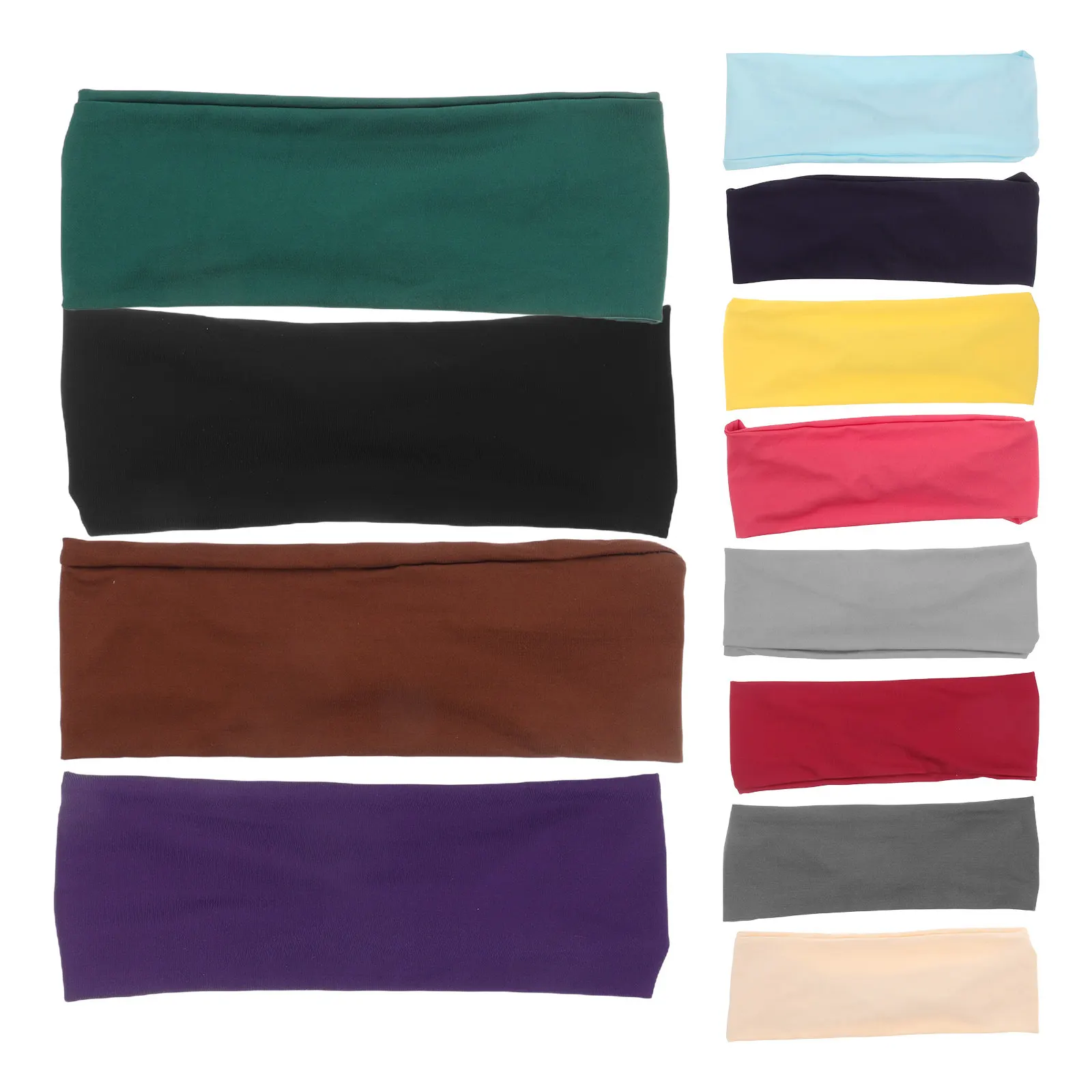 

12 шт. женских повязок для йоги, впитывающих пот, дышащих, эластичных, для бега, аэробики, тренировок, стильные, разноцветные