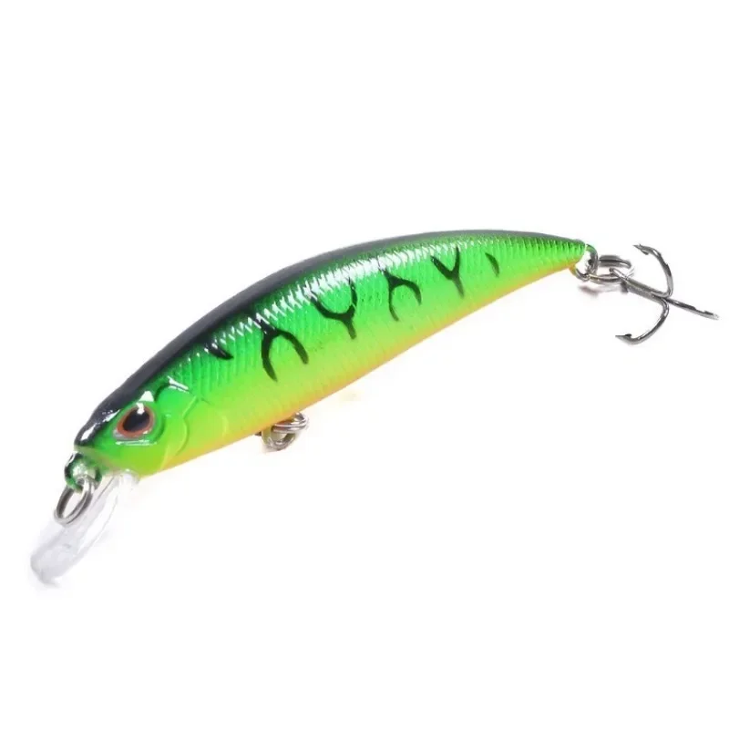 1PCS Laser Slowly Sinking Minnow Fishing Lure 80mm 9g Artificial Japan Hard Bait Bass Pike Wobblers Crankbait Carp Fishing