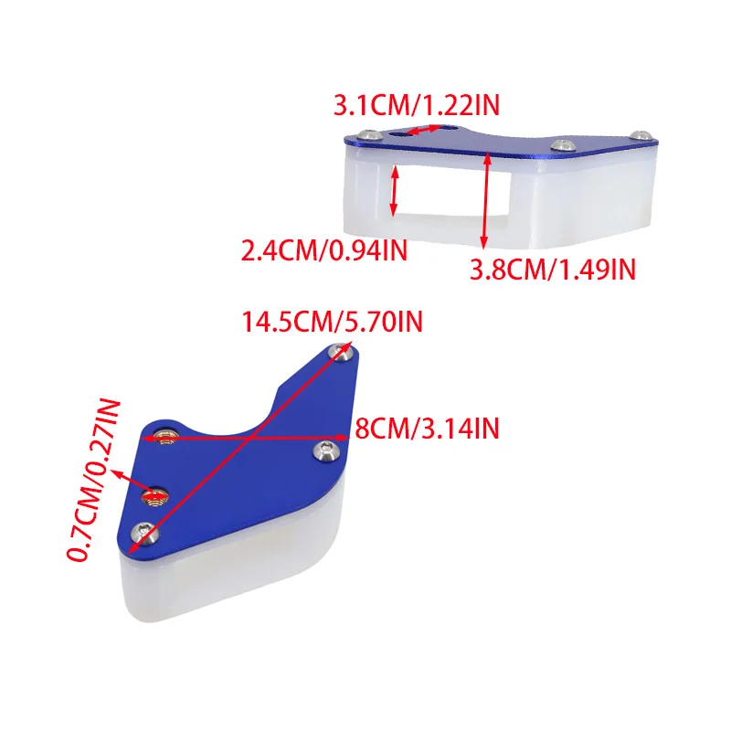 Suitable for Huayang HK Bosuer off-road motorcycle accessories PH Xiaogaosai modified chain towing device chain guide
