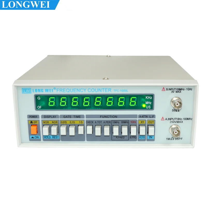 Multifunctional High Precision Frequency Meter 8 Light Emitting Diode Display Meter 1 High Resolution Frequency Counter