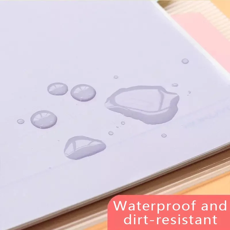 2PCS School Binder Loose-leaf Paper Cover A5 / B5 / A4 Thickened Frosted Budget Binder Replaceable School Stationery Supplies