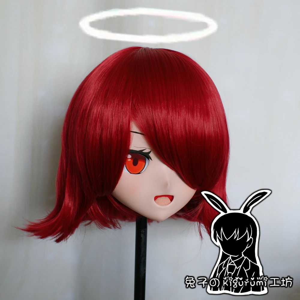 (RB679)Quality Handmade Female/Girl Resin Japanese Anime Cartoon Character Cosplay EXUSIAI Kigurumi Mask