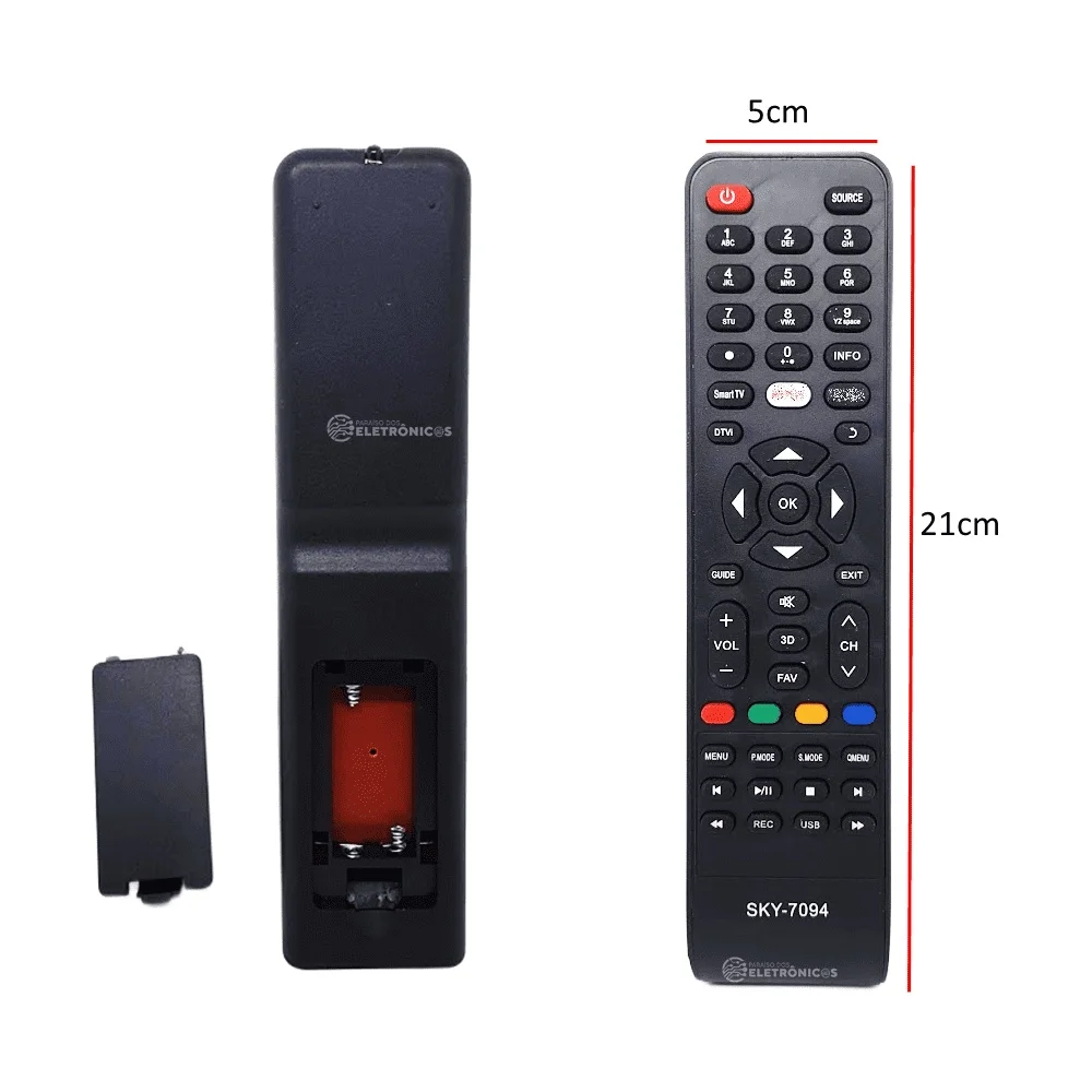 Remote Control Compatible with Philco Television with Netflix and YouTube Button-SK7094