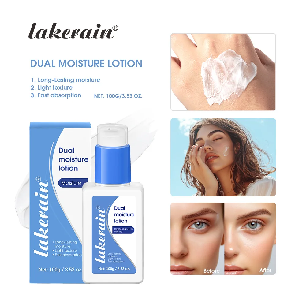 Lakerain Oil-Balancing Face Cream & Primer, Provides Hydration Without Grease, For a Natural, Matte Finish