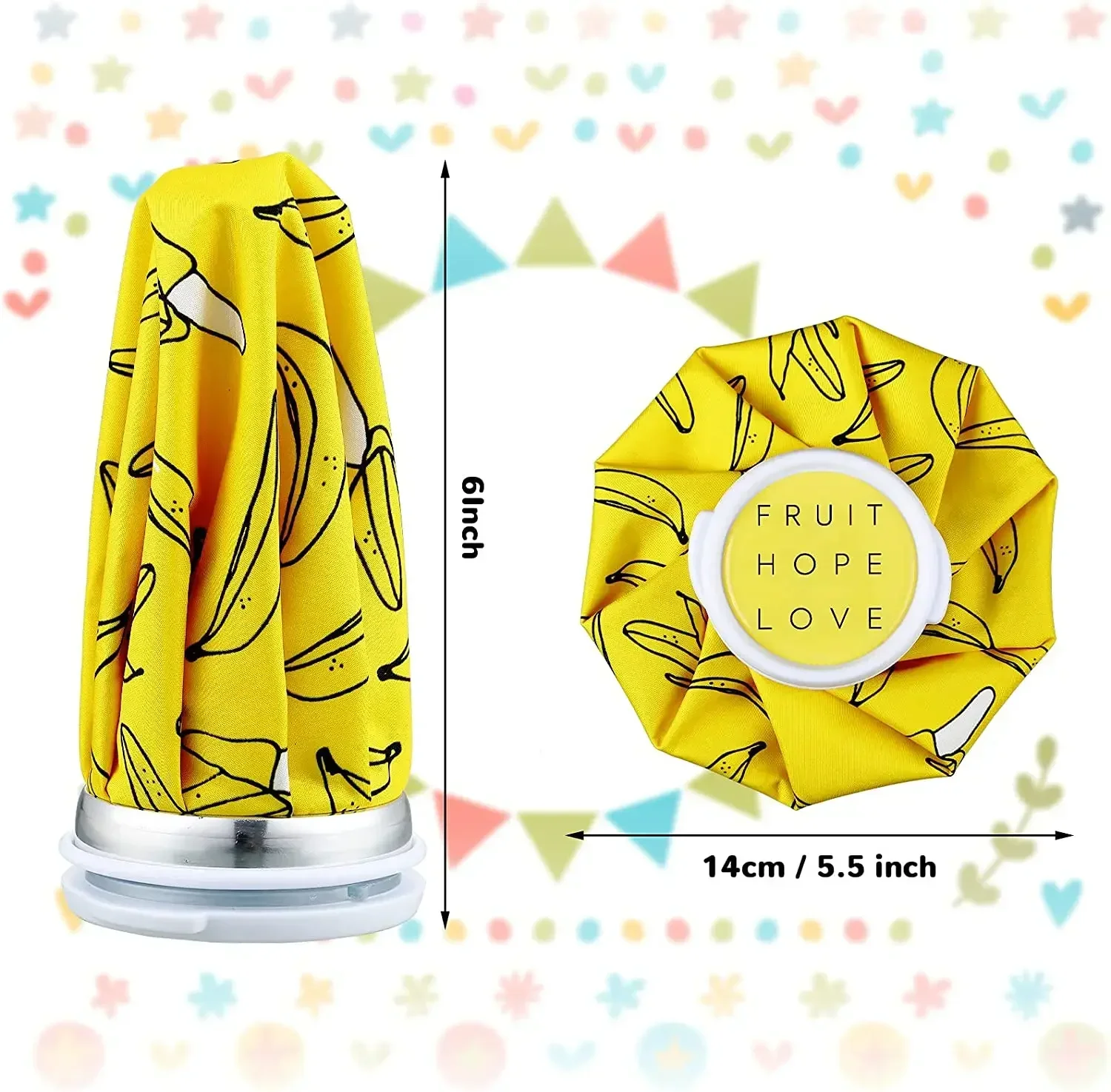 Mini Creative Ice Bag Pain Pack -Reusable Multipurpose Hot Cold Therapy Sports Injury First Aid Small Cute Fresh Cool Cold Packs