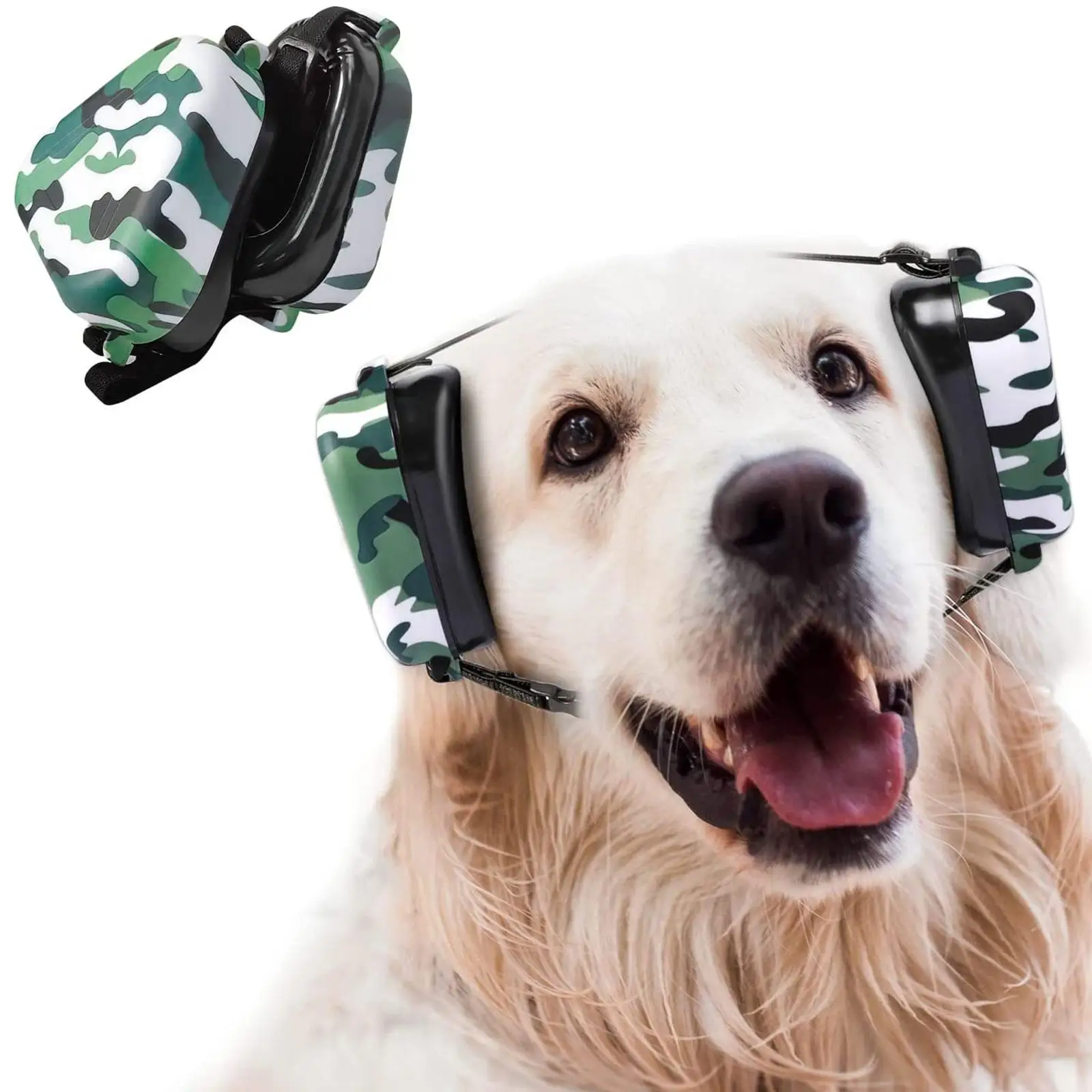 Pet Earmuffs Hearing Protection Head-worn Anti-noise Adjustable Earmuffs Multifunction Pet Reduction Noise Cover Pet Supplies