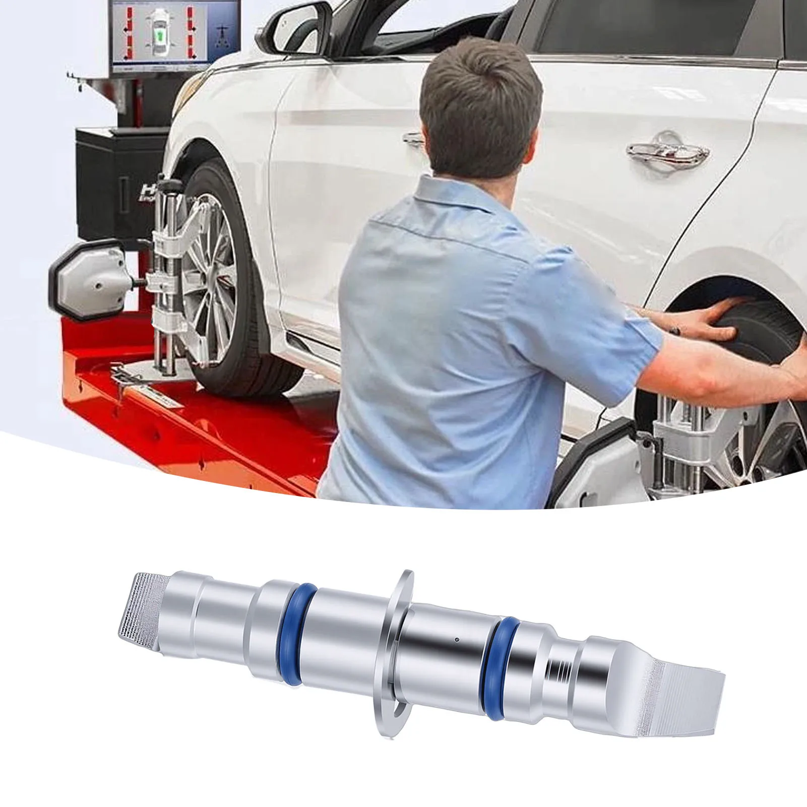 

8pcs Alignment Wheel Clamp Rim Studs Set Reversible Precise Positioning Replacement for Hunter 14.35mm Diameter