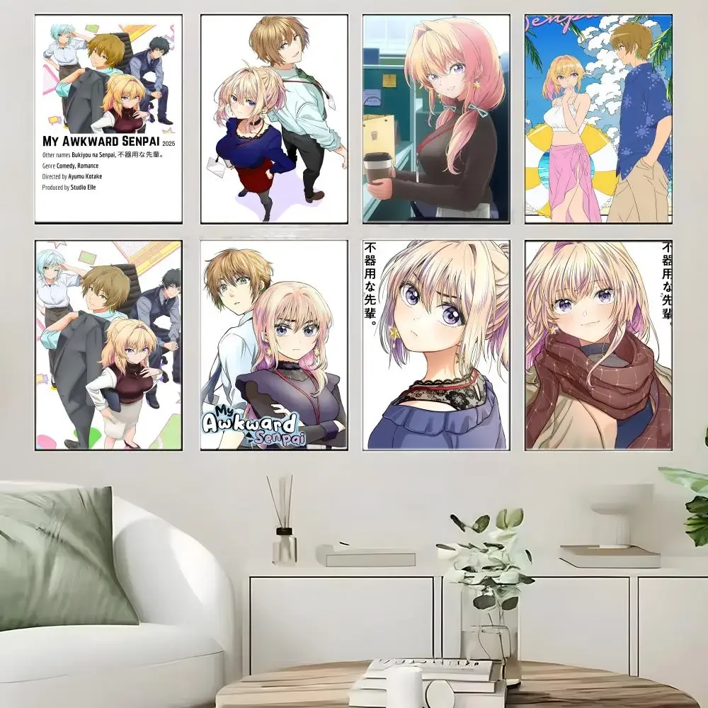 Anime M-My A-Awkward Senpai Poster Crease Free Waterproof Durable All Space Wall Decor