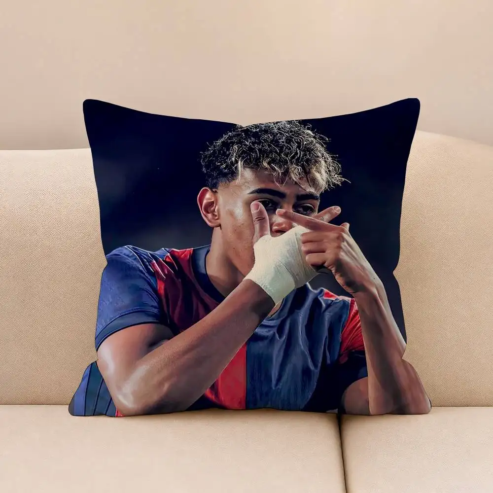 Football 19 LY L-Lamine Y-Yamal  Printing Pillowcases Cushion Cover Pillow Covers Home Decoration Square Multi-Size
