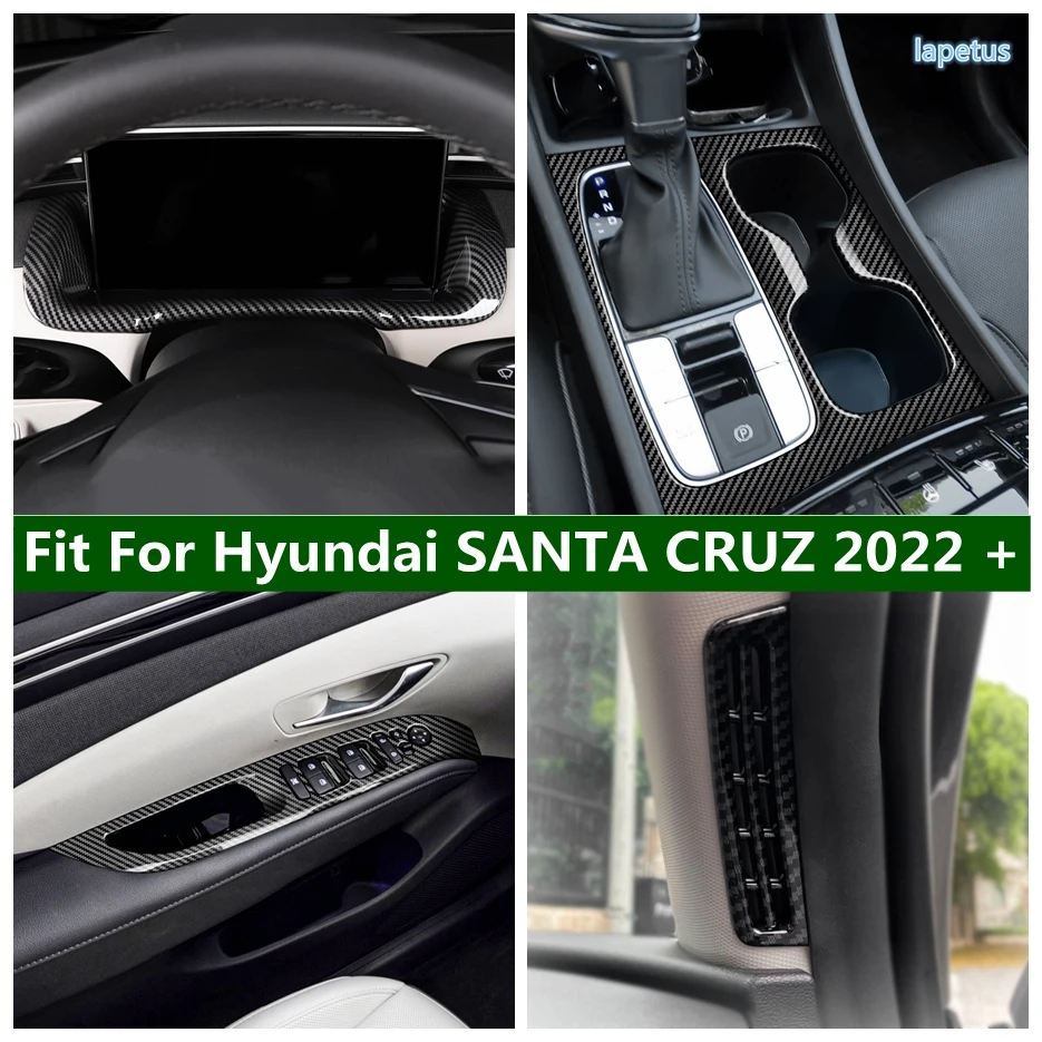 Console Gear Shift Box Decoration Panel Door Handle Clasing Bowl Cover Trim Fit For Hyundai SANTA CRUZ 2022 2023 Car Accessories