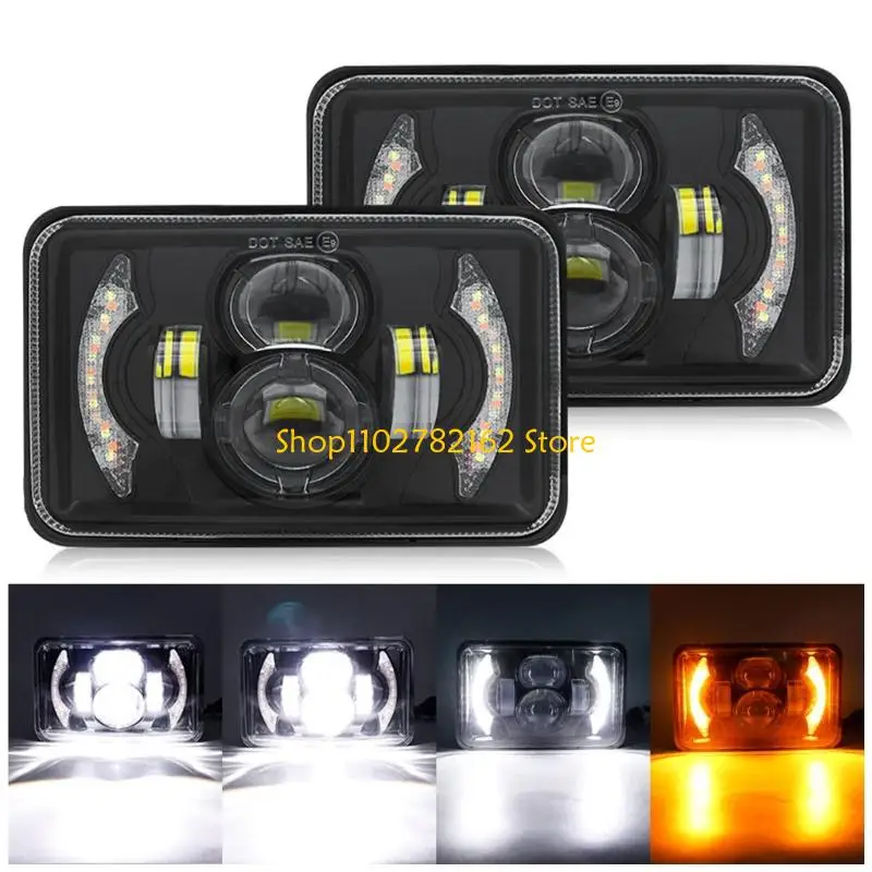 547B Waterproof 5 Inch 4X6 High Low Projector LED Headlight For Bike Motorcycle Light