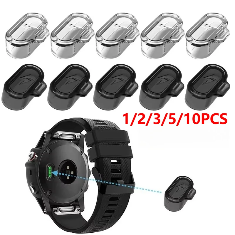 

Пылезащитная заглушка для зарядного порта для Garmin Forerunner 955 945 255 Fenix 7 7S 7X 6 6S 6X Прозрачный пылезащитный чехол из ТПУ