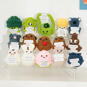 Artificial Crochet Potato Toy Kit, Office Desktop Ornament, Kids Room Decoration, Home Decor Acessórios 10 principais vendas batata morada - №7