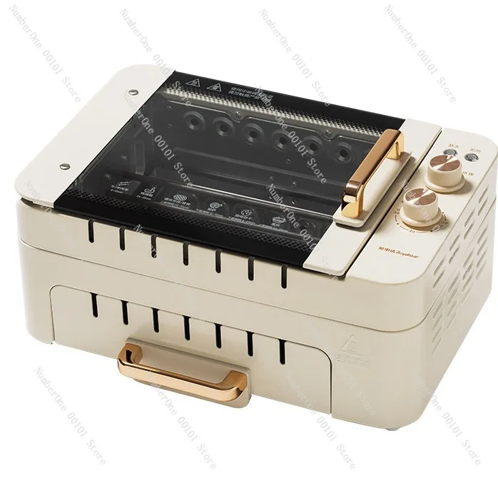 Skewer, electric baking pan Household multi-functional split electric oven
