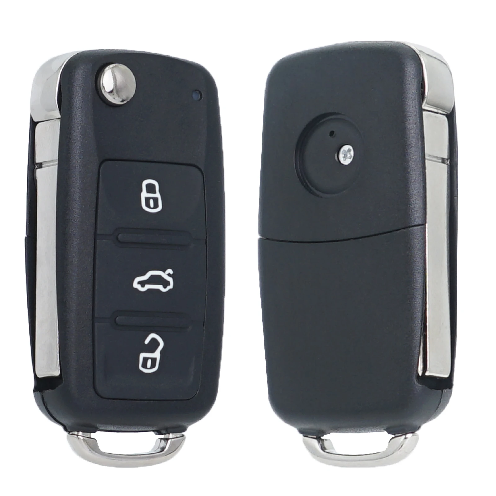 2 PCS for Volkswagen VW Golf Eos GTI Jetta Passat Touareg Tiguan CC 3+1 Buttons Remote Key Fob 5K0 837 202 R / A / F, NBG010180T