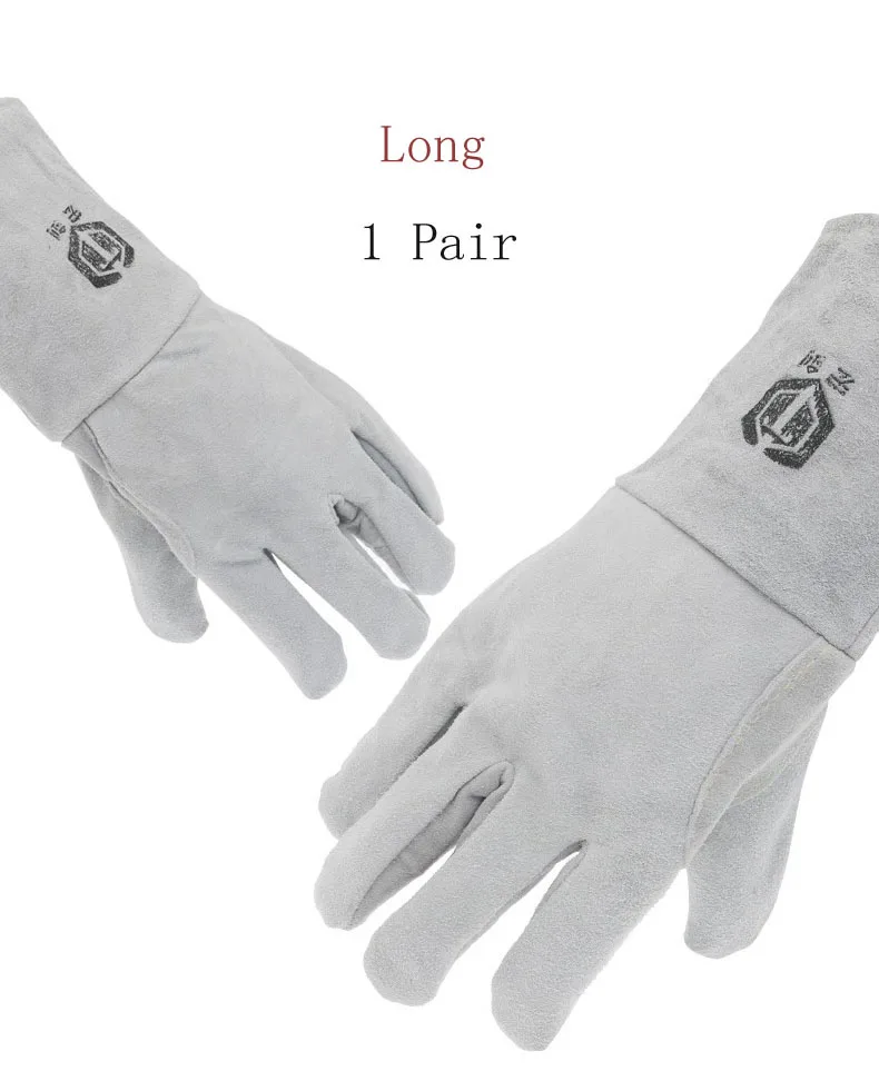 Welding Glove Multifunctional Works Gloves Heat Resistant Mig/Tig Welder/BBQ Protective Thick Wear Resistant Soft Cowhide Gloves view 2