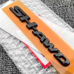 Fits 2005-2017 SH-AWD Tailgate Trunk Lid Badge Sport Emblem Nameplate Glossy Black OEM