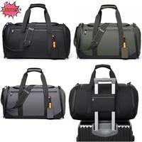 Waterproof Travel Duffle Bag Large Capacity Storage Sports Gym Bag Portable Multiple Compartments Crossbody Handbag Outdoor