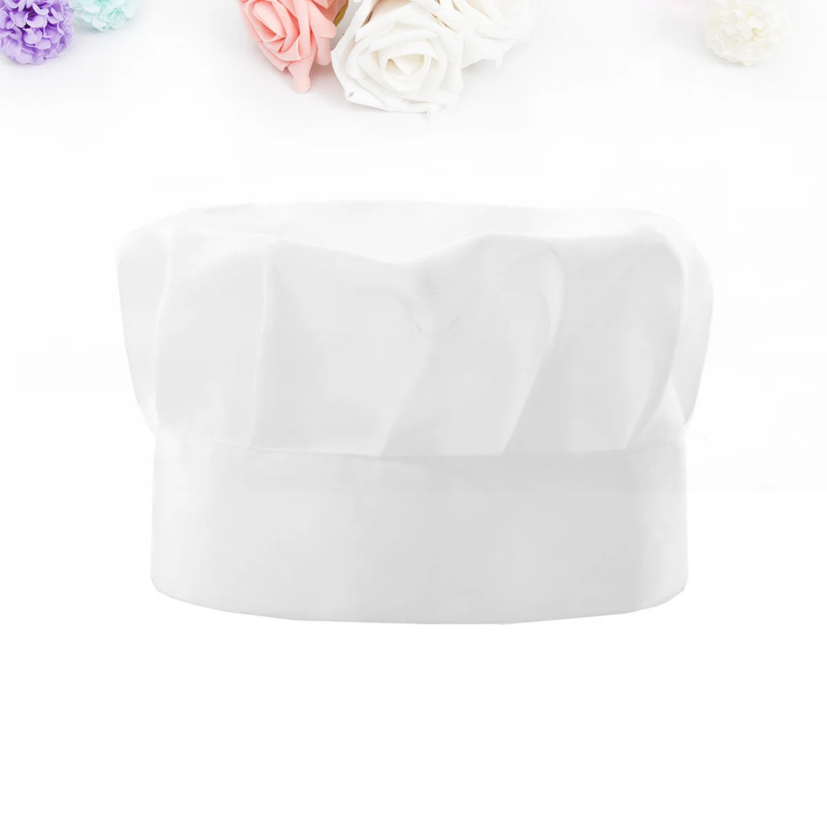 

1Pcs Adjustable Mushroom Hat Chef Cap Premium Cotton Fabric Breathable Comfortable for Catering School Hotel Work