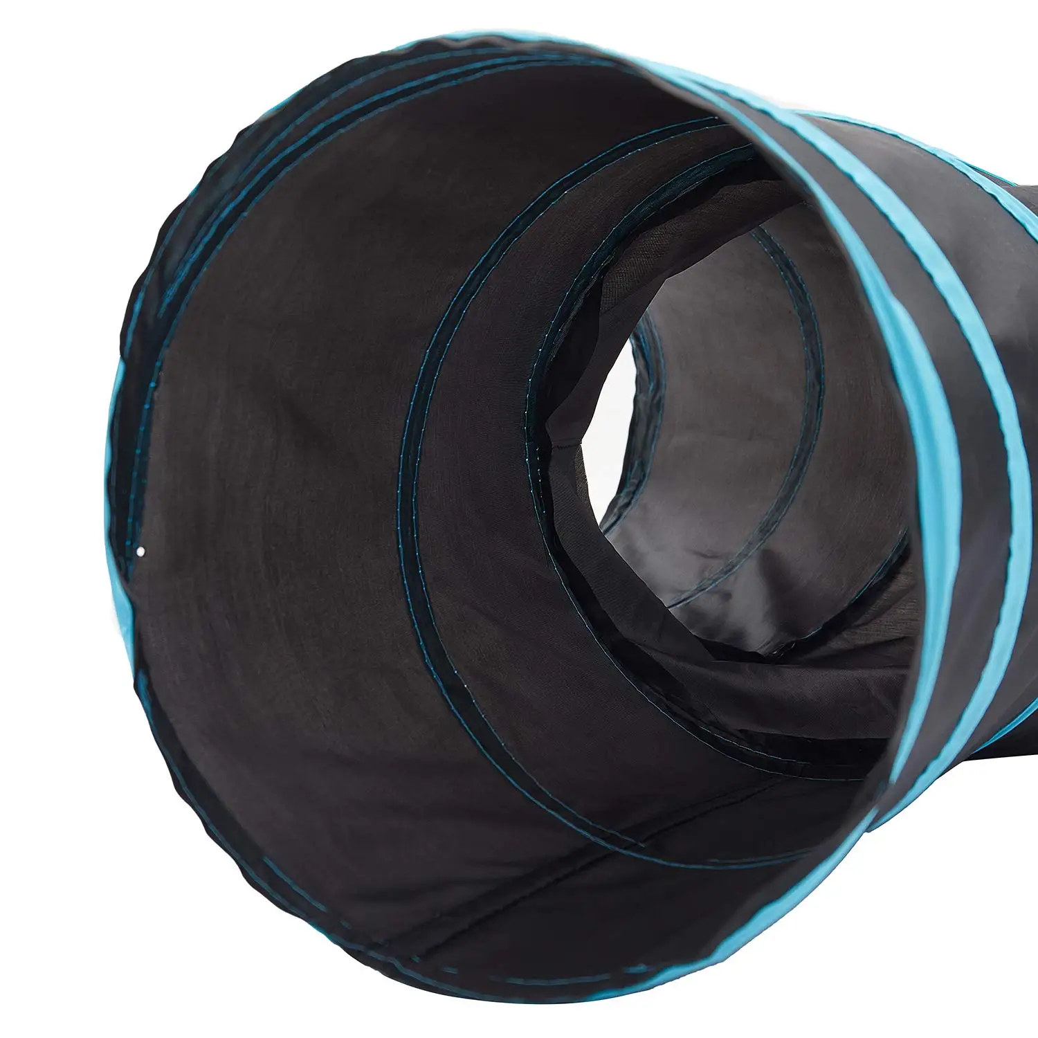 Pet Cat Tunnel Tube Toys 3 Way Collapsible, Tunnels for Indoor Cats，Kitty Bored Peek Hole Toy Ball Cat, Puppy, Kitty, Kitten