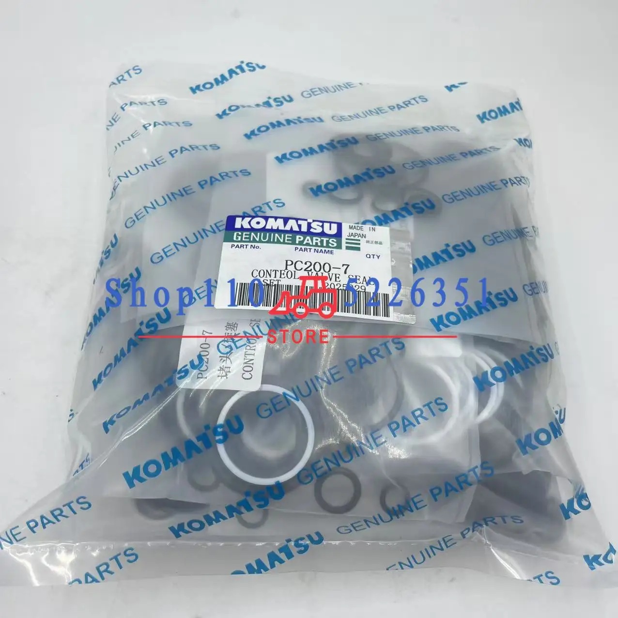 Control Valve Seal Kit Excavator Main Control Kit for Komatsu PC60-7 PC200-6 PC200-7 PC200-8 PC210-6 PC210-7 PC210-8 PC220-7/-8