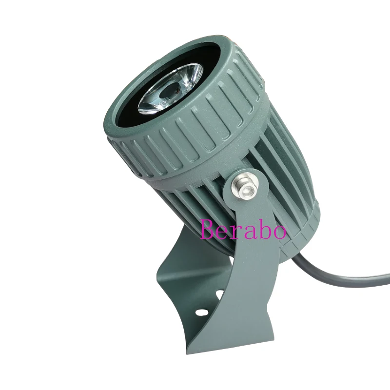 Reflector LED para exteriores, foco impermeable con ángulo de haz estrecho, paisaje, calle, jardín, cuadrado, 12V, 110V, 220V, 10W