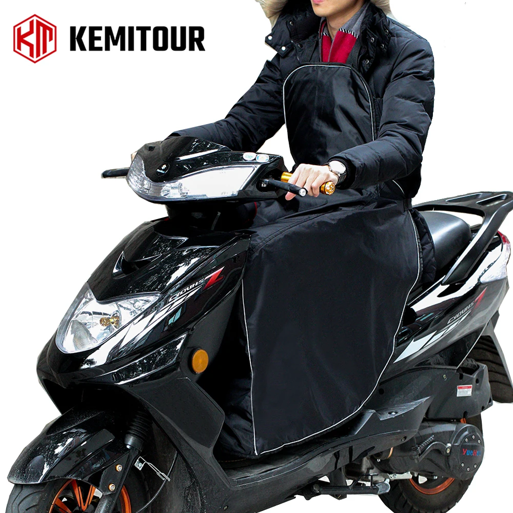 KEMITOUR Leg Cover Scooters Knee Blanket Warmer For Vespa GTS Waterproof Windproof Motorcycle Winter Quilt For Honda For Peugeot