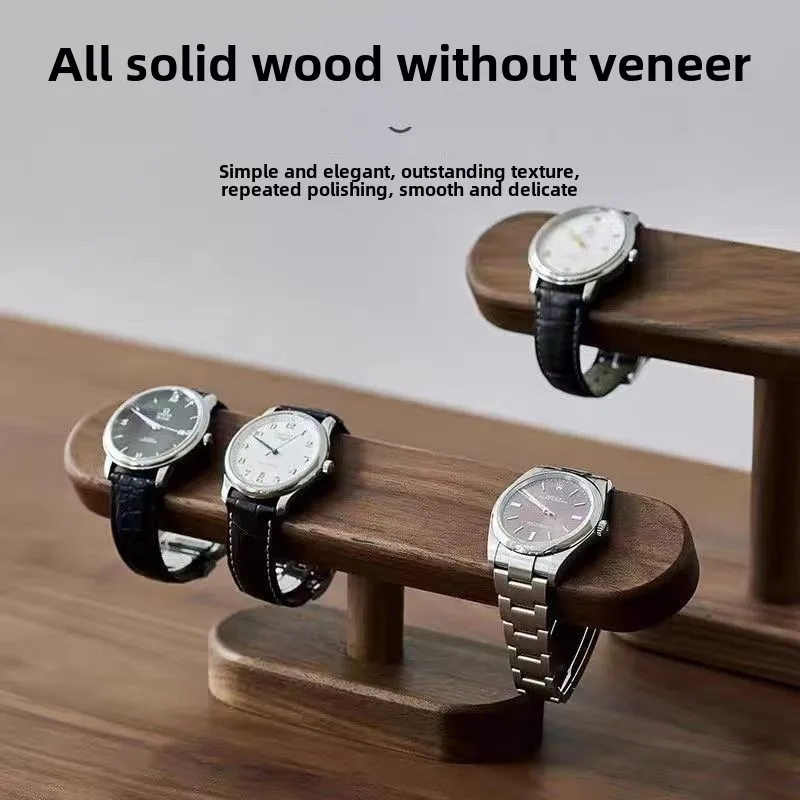 Watch Display Rack Bracelet Necklace Stand Watch Bracket Solid Wood Watch Table Creative Ornament Storage Rack