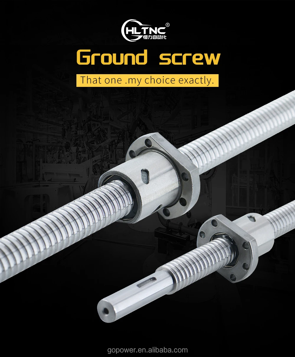 HLTNC Customised C3 Precision  Large Lead Pitch High Rigid Ballscrew Cnc Chinese Factory Wholesale SSR4020 With Nut for Cnc