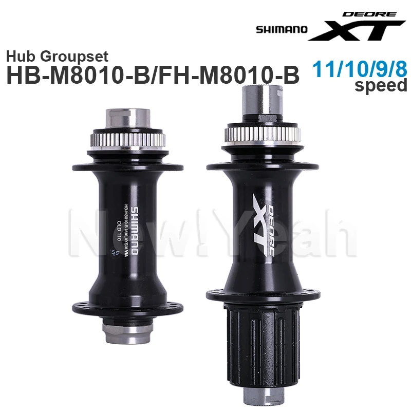 SHIMANO DEORE XT Rear FREEHUB FH-M8010-B CENTER LOCK - Hamulec tarczowy 148x12 mm E-THRU Oś 11-biegowa FRONT HUB HB-M8010-B Originall