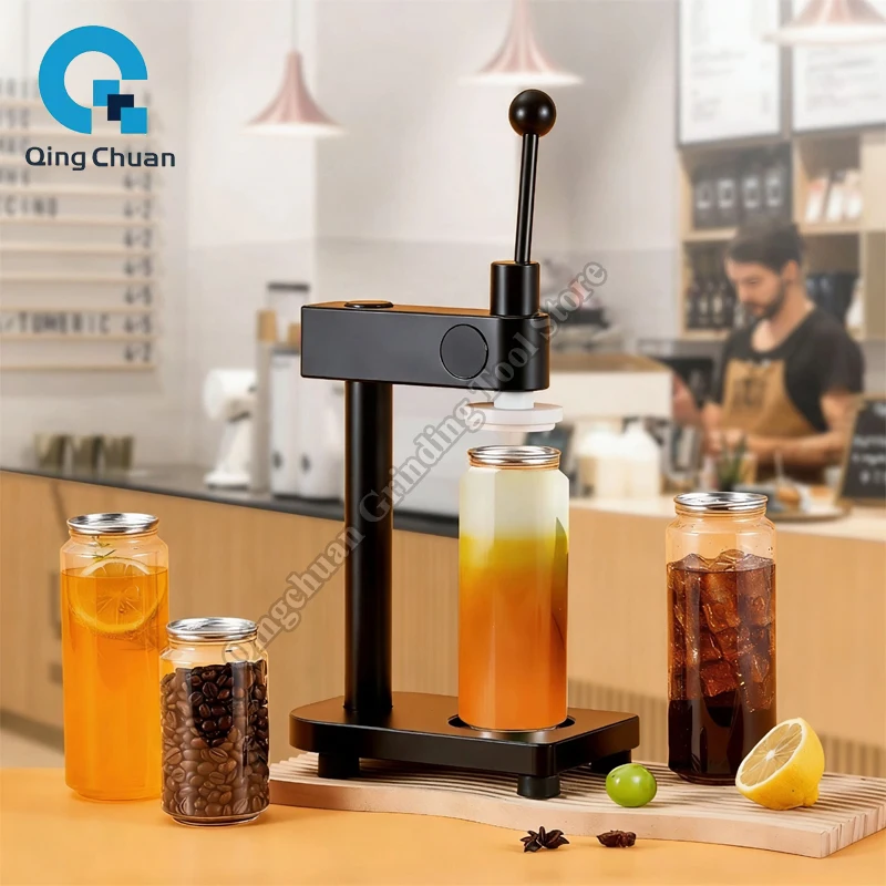 Picture 4: Manual Capping Sealing Machine Hand Press Sealing Machine Portable Beverage Packaging Equipment Can Sealing Machine